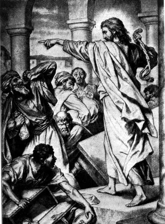 Jesús y los mercaderes del Templo