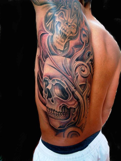 calaveras de tatuajes. tatuajes