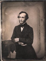 Juan Bautista Alberdi. Daguerrotipo tomado en Chile entre 1850 y 1853